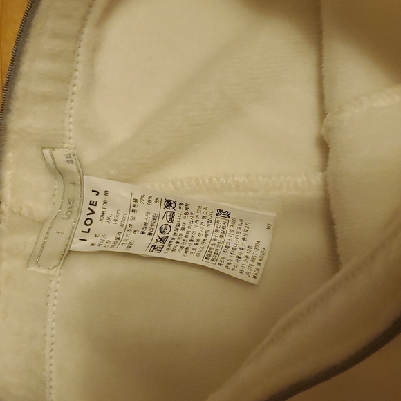 Charcoal Gray & White Thick Weight Winter Lined Leggings Korea 2XL - Picture 4 of 4